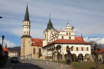 Centrum Levoče foto