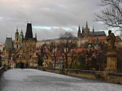 historické centrum města Prahy foto