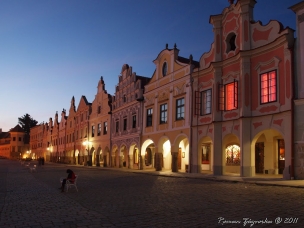 Historické centrum města Telč foto