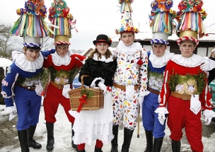 Masopustní obchůzky a masky na Hlinecku foto