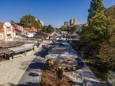 Lázeňská promenáda Hajdúszoboszló foto