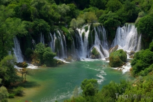 Vodopády Kravica foto