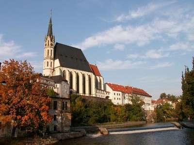 Kostel sv. Víta Český Krumlov foto