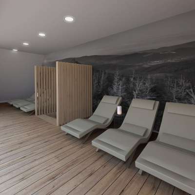 Wellness centrum - odpočívárna