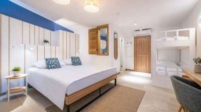 Dvoulůžkový pokoj premium s dvěma přistýlkami