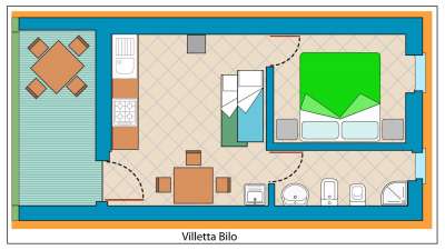 Zděné bungalovy BILO 4