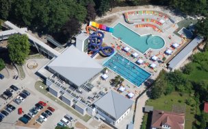 Aquapark - letecký pohled