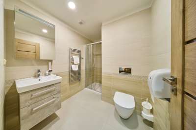 Koupelna - čtyřlůžkový i dvoulůžkový apartmán
