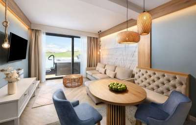 Dvoulůžkový Apartmán Exclusive s privátní vířivkou s možností až dvou přistýlek