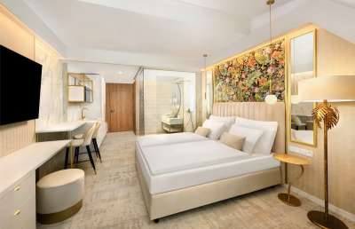 Dvoulůžkové Ensuite Studio s masážní vanou