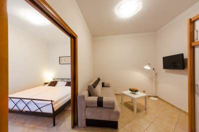 Dvoulůžkový apartmán s dvěma přistýlkami a kuchyní