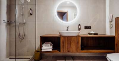 Koupelna - Dvoulůžkový pokoj Deluxe