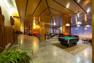 Společný prostor s kulečníkem