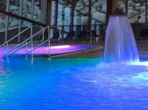 Osvětlený bazén