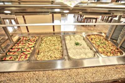 Hotelová restaurace formou bufetu