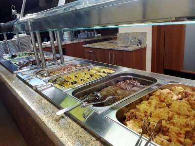 Hotelová restaurace formou bufetu