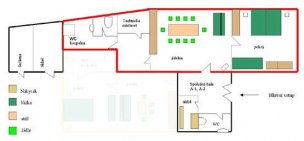 Apartmán A1 mapa