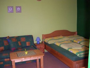 Dvoulůžkový pokoj - zelený 