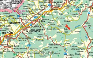 Mapa penzionu 