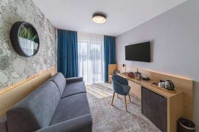 Obývací pokoj v rodinném apartmánu Exclusive